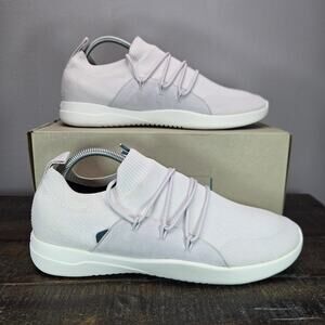 Vessi Cityscape Classic Mens Size 10 Lace Up Waterproof Shoes Sneakers White